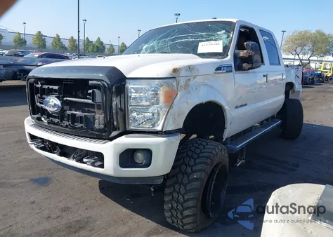 2015 Ford F-350 Lariat из США, поврежденный, VIN 1FT8W3BT4FEA81820